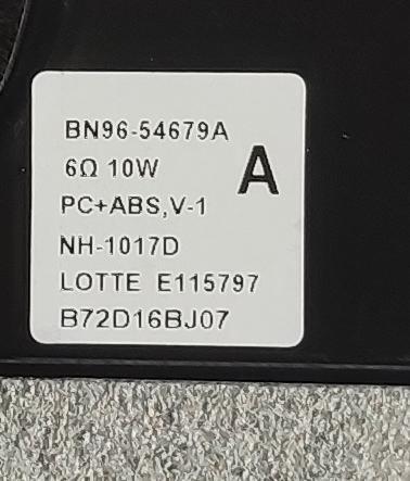 KIT DE BOCINAS ORIGINAL PARA TV SAMSUNG 4 PIEZAS / NUMERO DE PARTE BN96-54679A / 6Ω 10W / BN63-19505A001 / BN9654679A / MODELOS QN65LS03BAFXZA / QN65LS03BDFXZA / QN65LS03FADXZA - Imagen 3